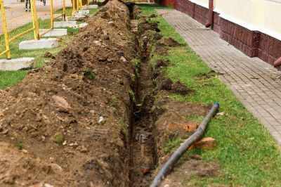 French Drain System Setup