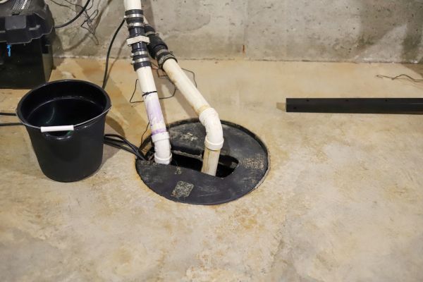 Basement Drainage Installation in De Pere