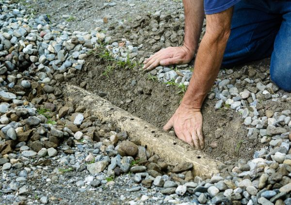 French Ditch Installation in De Pere