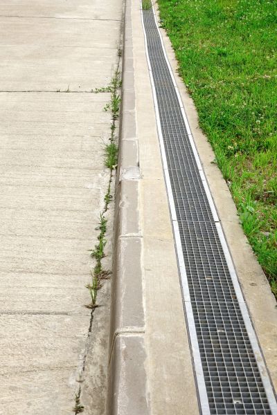Concrete Drain Installation in De Pere
